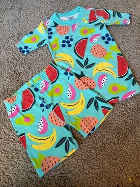 Hanna Andersson PJ Set Fruits print